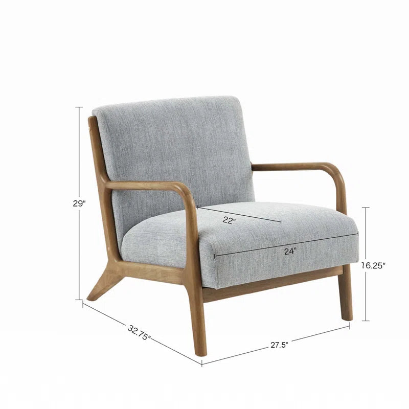 Bravyn Mid-Century Modern Accent Armchair