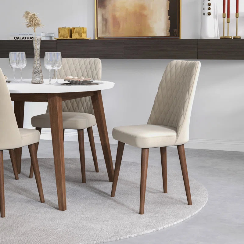 Carstarphen 5 - Piece Solid Wood Dining Set