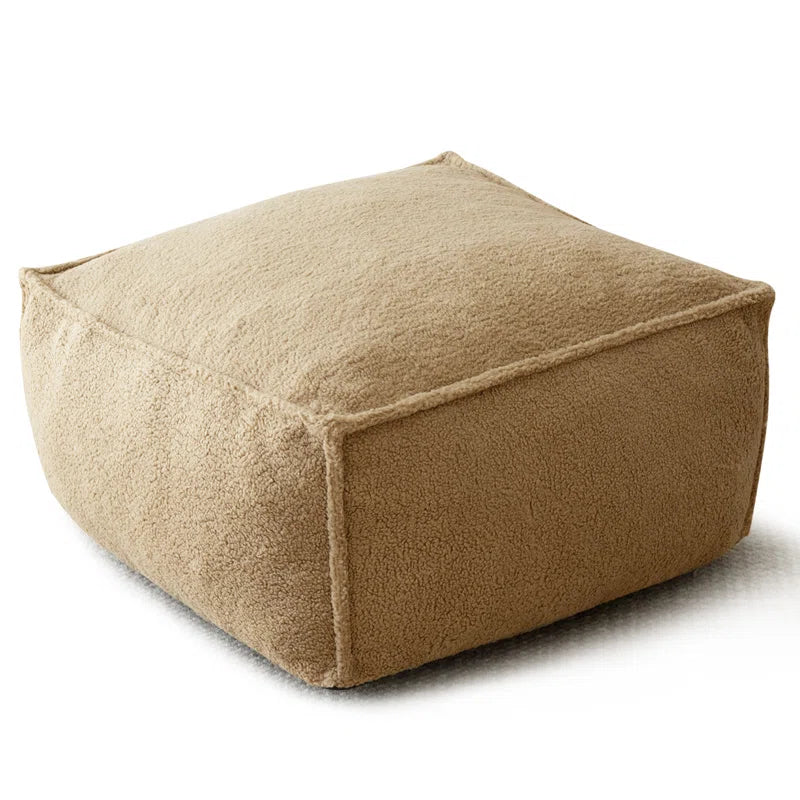 Mancel 32"X 32" Boucle Upholstered Pouf