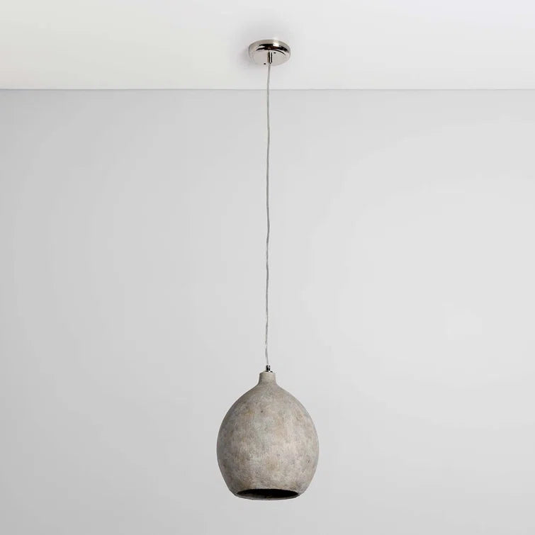 Teresa Concrete Pendant Deep Gray