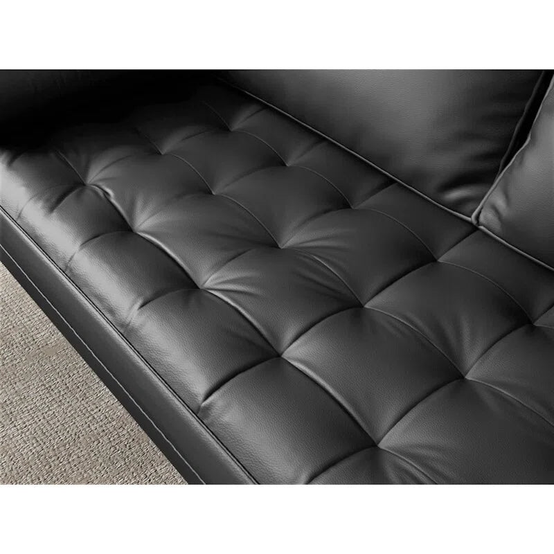 Bridgeview 70" Vegan Leather Square Arm Sofa