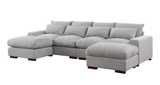 Nyerere 123.24" Upholstered Sofa