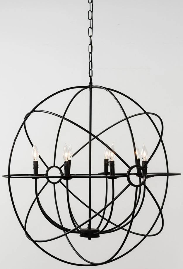 Derince Iron Chandelier Large