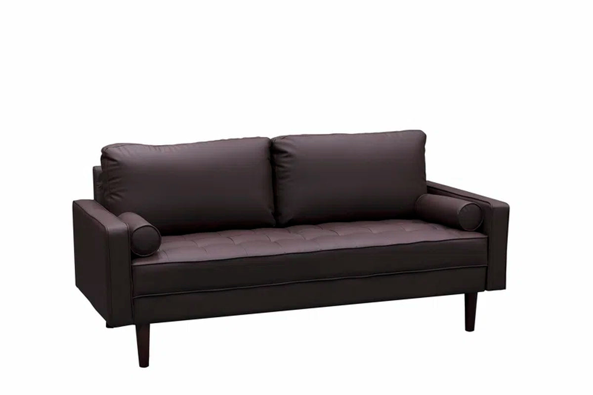 Bridgeview 70" Vegan Leather Square Arm Sofa