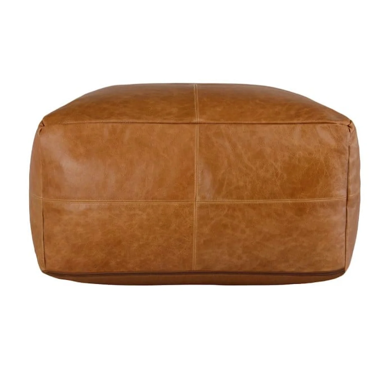 Leather Pouf