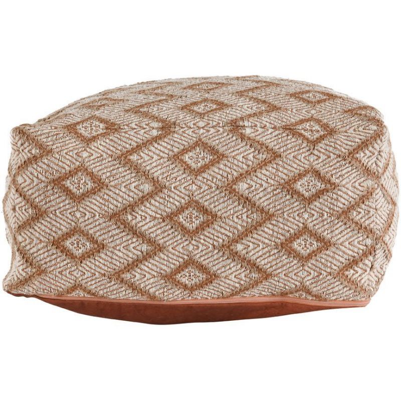 Volt Terra Cotta/Ivory Pouf